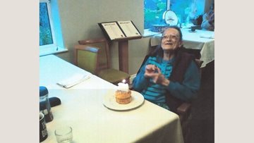 88th birthday celebrations at East Sussex care home